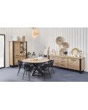 Salle à manger Udine K661 Bois de Teck Orange