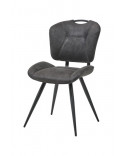 Chaise 1908 microfibres gris