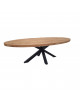 Table Ovale Iron Manguier Massif