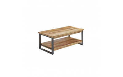 Table Basse Iron Manguier Massif