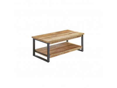 Table Basse Iron Manguier Massif