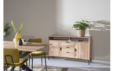 Dressoir Oslo en Bois d'Acacia MODELE EXPO