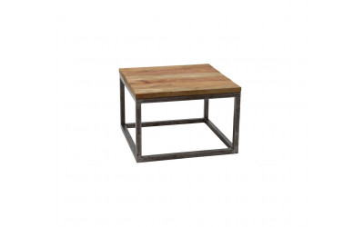 Table Basse Carrée Bois Teck Boston