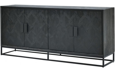 Dressoir Newcastle Manguier Massif Noir