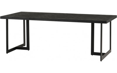 Table de séjour Newcastle Manguier Massif Noir