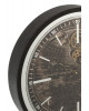 Horloge Mappemonde Antique en MDF Or/Noir Small