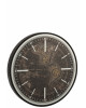 Horloge 80x80cm Mappemonde Antique en MDF Or/Noir Large