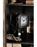 Horloge Ancienne Camera Metal Noir JLINE JOLIPA