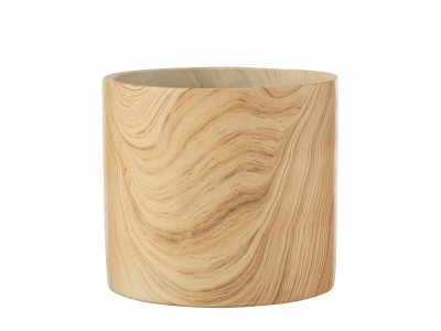 Cachepot Foret Ciment Beige Large (22772)