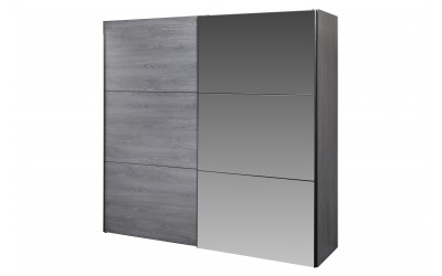 Armoire Suzan 220 cm 2 portes coulissantes