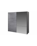 Armoire Suzan 220 cm 2 portes coulissantes