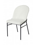 Chaise ST2301 Bouclé Blanc
