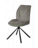 Chaise Pivotante Gris Souris 2309