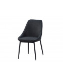 Chaise Tissu Noir ou Gris ST 2310
