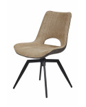 Chaise Pivotante Bicolore 4 couleurs ST 2311