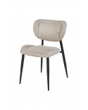 Chaise en microfibres sablés 2408